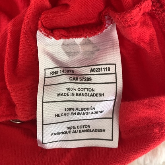 Puma set of 2 black and red snap up onesies bodysuits - Picture 5 of 5